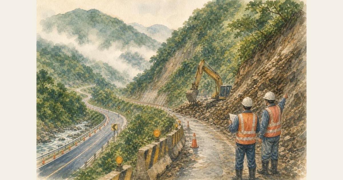 山區道路落石警戒、搶修與替代路線資訊,後續改善充分嗎?